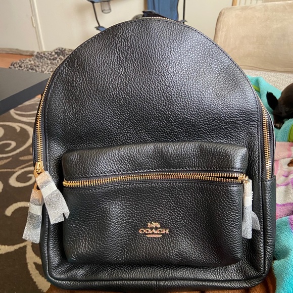 Black Coach Purse/ Packpack - Picture 4 of 5